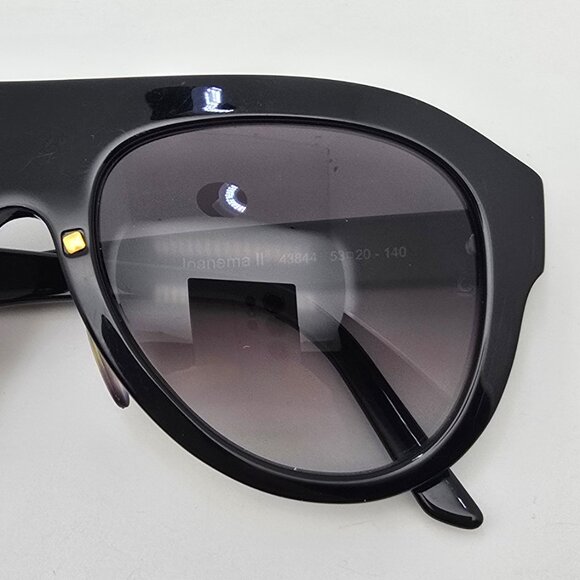 Osklen Ipanema II 43844 Black Frame Grey Gradient Lens Aviator Sunglasses Italy main image 12